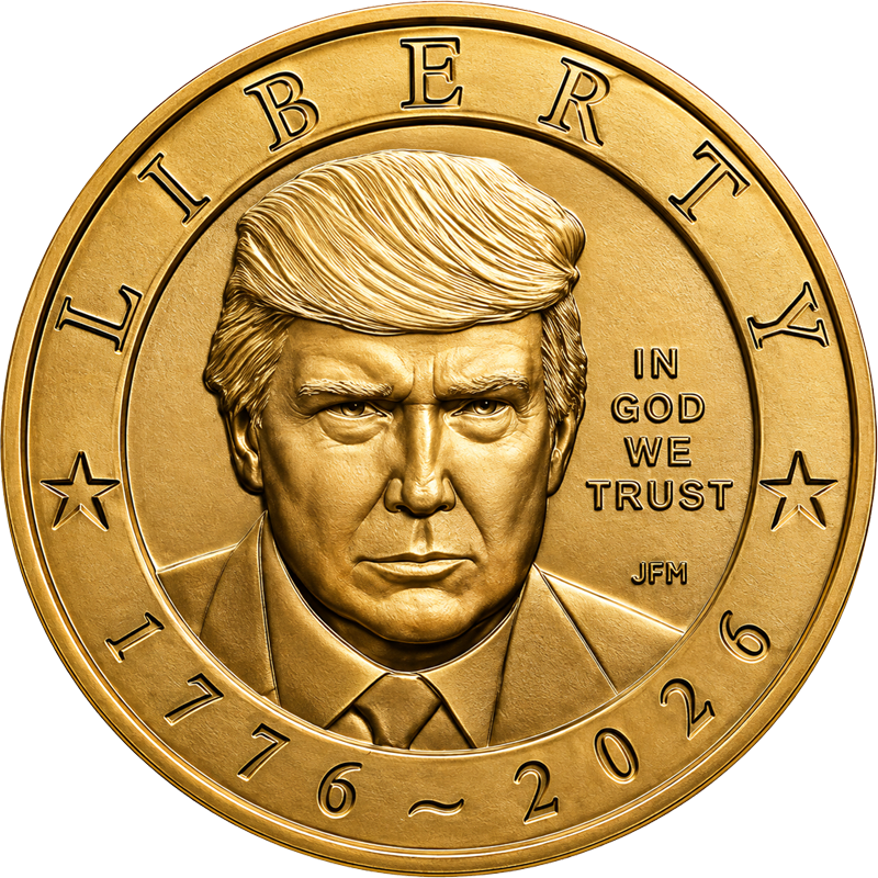 Trump $1 Coin poster artwork